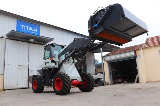 Toros Cina Cheap Woods V Snow Blade 1500kg Piccolo giardino Movimento terra Trattore Front End Mini pala gommata da 1,5 tonnellate con prezzo basso
